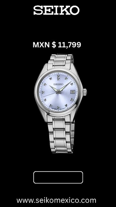 Reloj Seiko SUR581 con Diamantes 💎 | Estilo y Precisión en tu Muñeca 🇲🇽 #Shorts