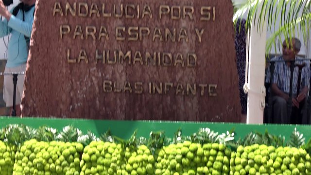 Moreno, en el homenaje a Blas Infante: España necesita la seguridad y sensatez de Andalucía