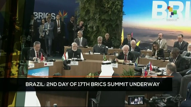FTS 12:30 07-07: Brazil: 2nd day of 17th BRICS summit underway