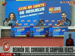 En Desarrollo | Comando de Campaña Ven25+ sostiene reunión de cara a los comicios del 27 de julio
