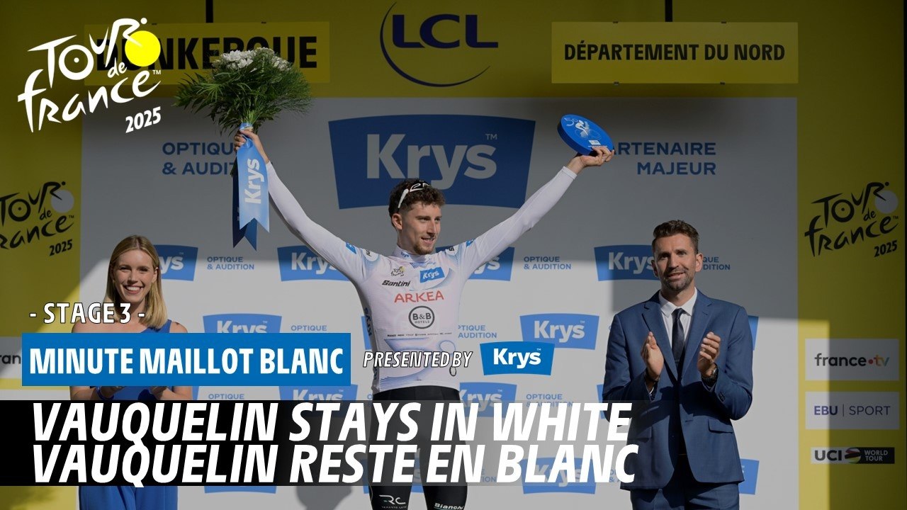 Krys White Jersey Minute - Stage 3 - Tour de France 2025