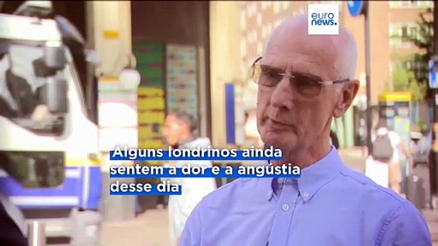 Londres assinala os 20 anos dos atentados de 7 de julho de 2005 contra o sistema de transportes