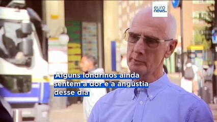 Londres assinala os 20 anos dos atentados de 7 de julho de 2005 contra o sistema de transportes