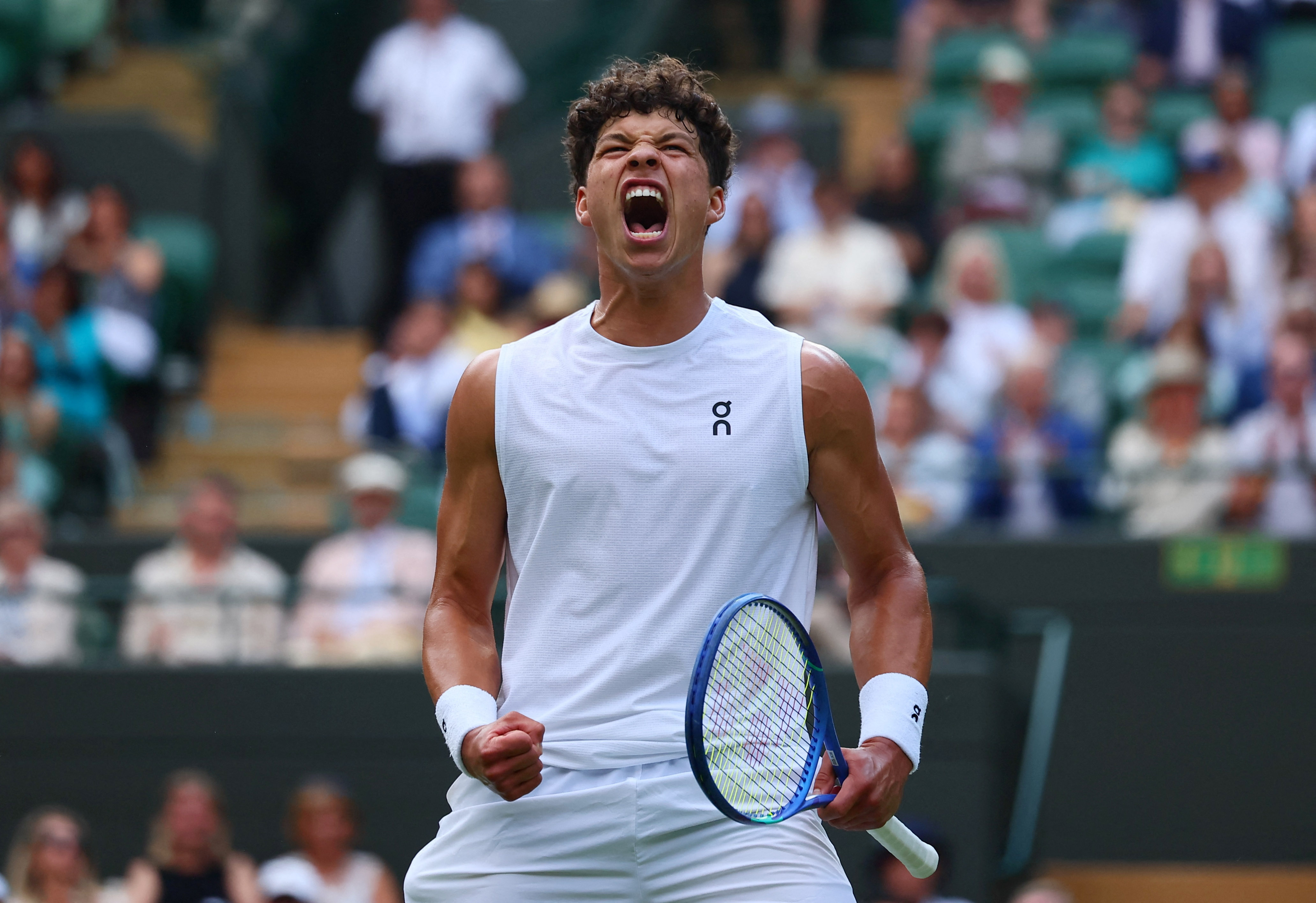 Wimbledon : Ben Shelton en costaud contre Lorenzo Sonego