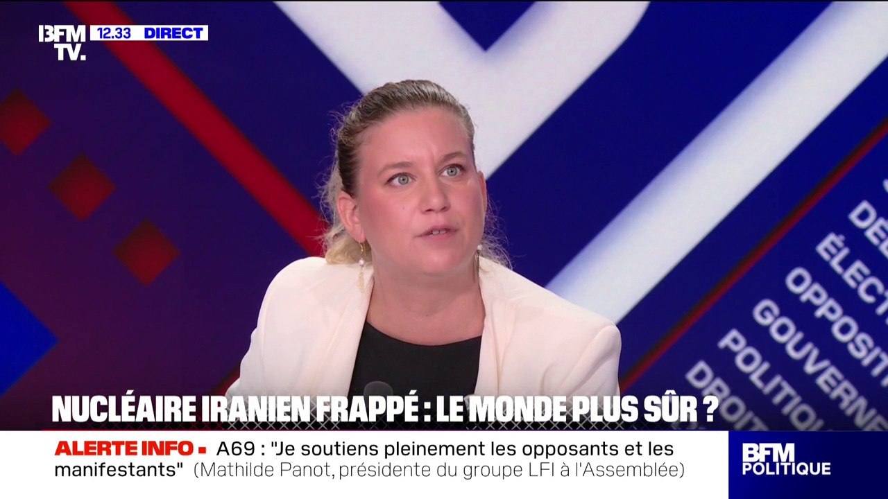 Iran: Mathilde Panot (LFI) demande que Cécile Kohler et Jacques Paris "soient impérativement libérés"