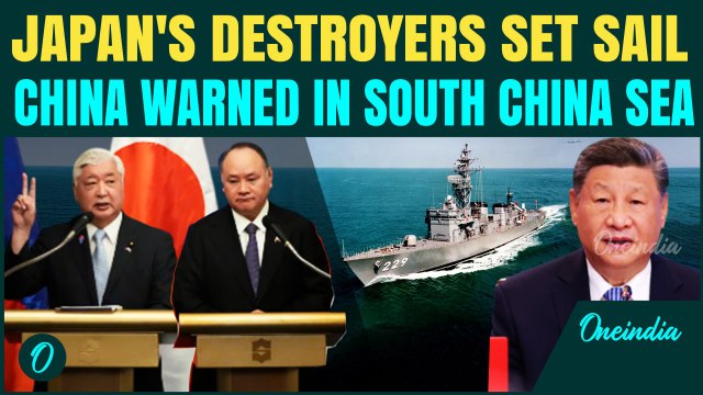 South China Sea BREAKING:Japan Sends Warships To Philippines To ‘Counter’ China’s Growing Aggression