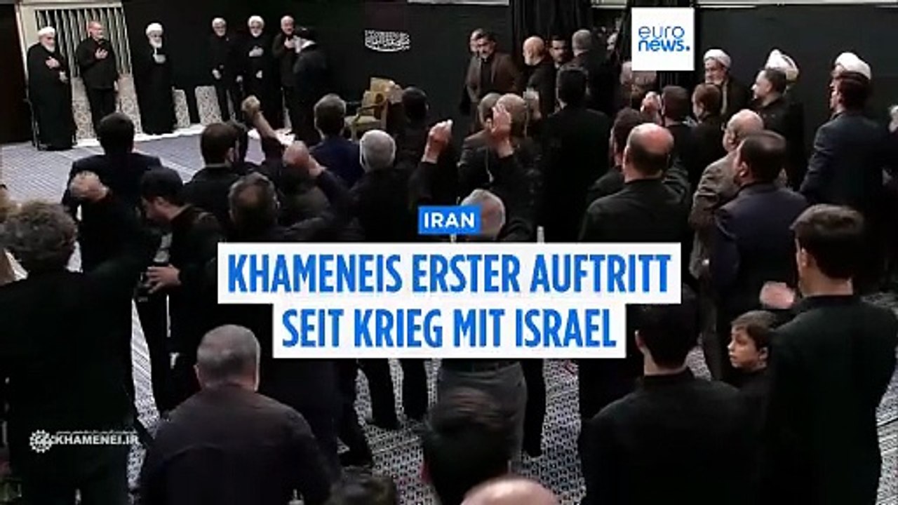 Irans oberster Führer tritt erstmals seit Beginn des iranisch-israelischen Krieges öffentlich auf