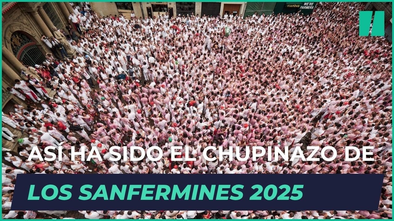 Así ha sido el Chupinazo que inicia los Sanfermines 2025