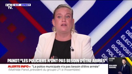 Sécurité: désarmement des policiers municipaux, suppression des caméras de surveillance... Mathilde Panot (LFI) revient sur certaines mesures prévues par son parti