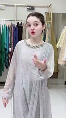 Sana Yousaf was looking beautiful in this dress