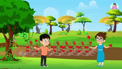 आहा टमाटर - Aaha Tamatar Bade Mazedar - Nursery Rhymes and Kids Song in Hindi  Anaya Rhymes #cartoon