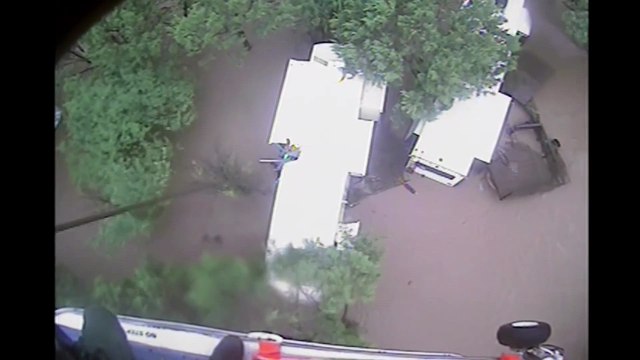 Coast Guard airlifts desperate victims to safety amid Texas flash floods