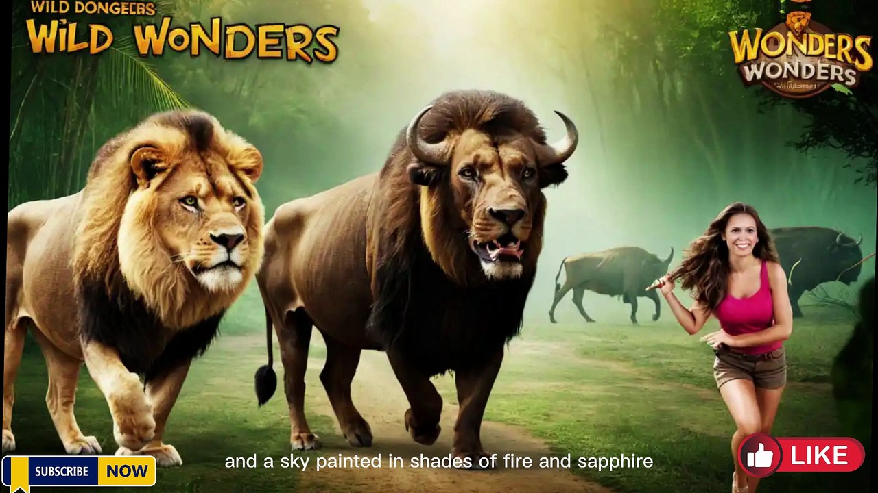 “Lions vs Buffalos: The Most Dangerous Battle in the Jungle | Featuring the Lady of the Wild”