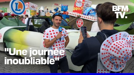 ROBIN DE BFM - Il conduit le poireau de la caravane du Tour de France