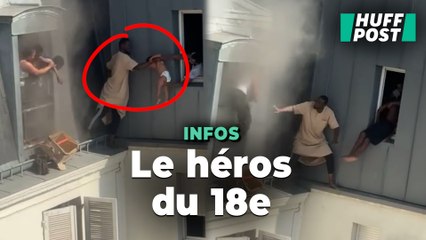 Les images du sauvetage héroïque de six personnes dans un incendie dans le nord de Paris