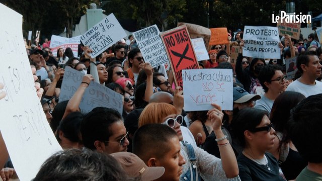 « Dehors, les gringos ! » : à Mexico, des habitants manifestent contre les télétravailleurs américains