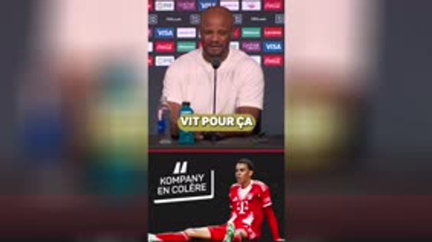 Bayern Munich : Vincent Kompany en colère après la blessure de Jamal Musiala