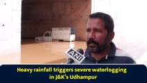 Heavy rainfall triggers severe waterlogging in J&K’s Udhampur