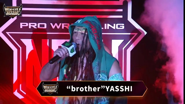 NOAH Wrestle Magic 2024 GHC Jr Heavyweight Tag Team Championship 3-Way Eliminator YO-HEY & Tadasuke vs Shuji Konda & Brother Yasshi vs Alpha Wold & Dragon Bane