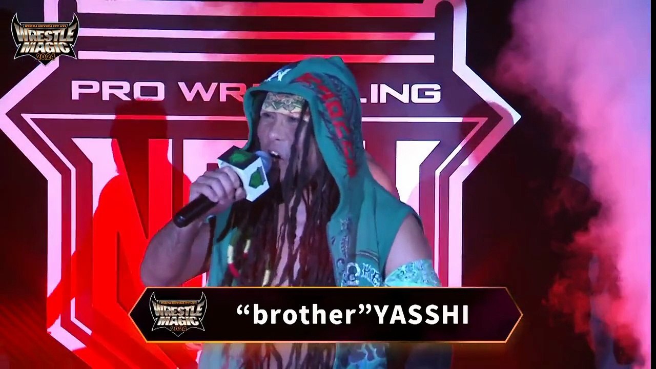 NOAH Wrestle Magic 2024 GHC Jr Heavyweight Tag Team Championship 3-Way Eliminator YO-HEY & Tadasuke vs Shuji Konda & Brother Yasshi vs Alpha Wold & Dragon Bane