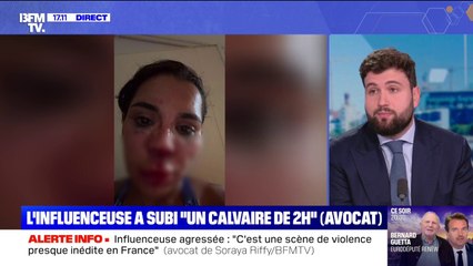 Influenceuse passée à tabac: "Il y a des menaces régulièrement, et notamment des tentatives d'extorsions quelques semaines avant les faits", assure Me. Tom Michel (avocat de la victime)