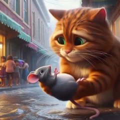 Cat Rescues Rat in Heavy Rain 🌧️🐱🐭