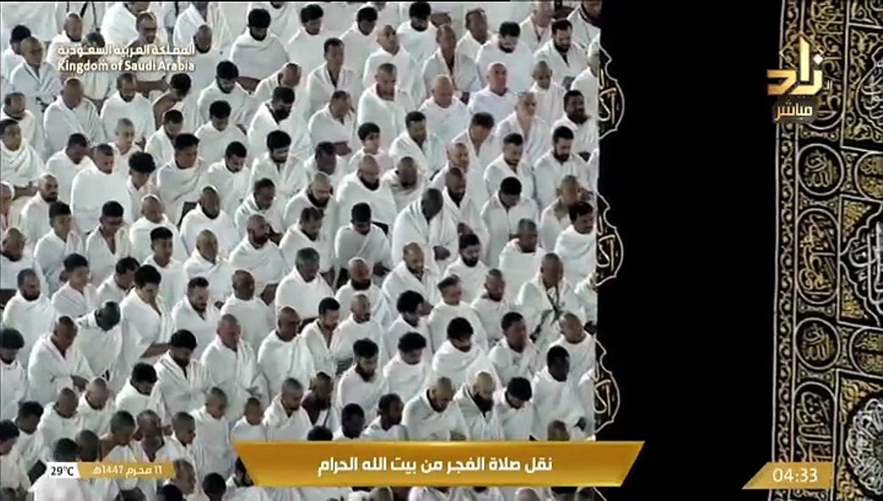 صلاة الفجر للشيخ الوليد الشمسان من الحرم المكي...