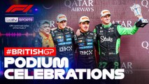 Podium Celebrations | Formula 1 British Grand Prix 2025