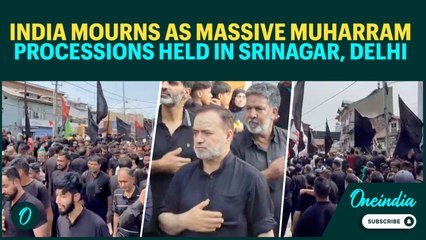 WATCH: Indian Streets Flooded With Muharram Processions As Thousands Honor Imam Hussain’s Sacrifice