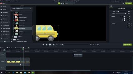 linear motion in Camtasia studio