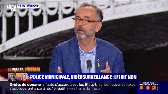 Je ne connais personne qui me dirait de les enlever : Robert Ménard, maire de Béziers, réagit à la proposition de Mathilde Panot (LFI) d'enlever les caméras de surveillance