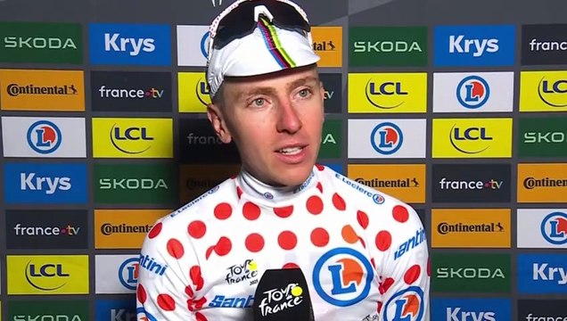 Tour de France 2025 - Tadej Pogacar : J’ai un peu mal joué, j’ai eu peur de Mathieu van der Poel