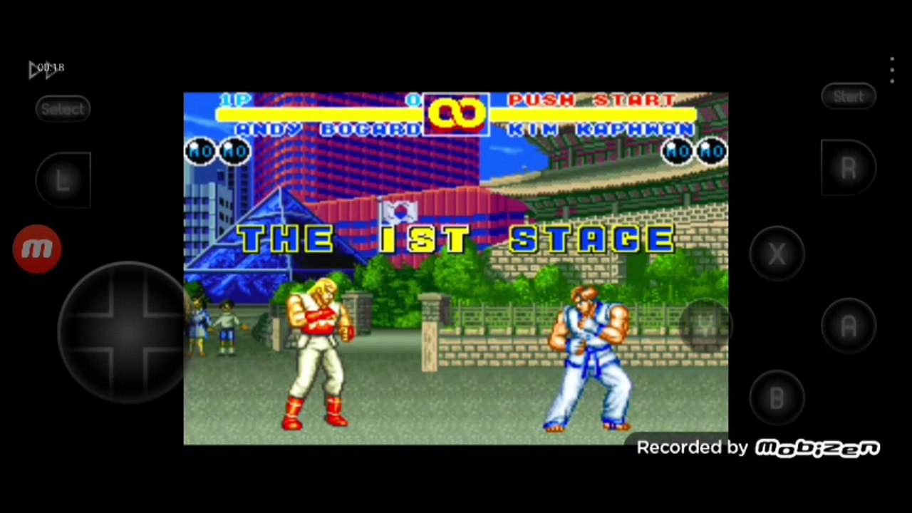 Fatal Fury 2 Andy Bogard vs Kim Kaphwan  fala de vitória do Andy Bogard em português