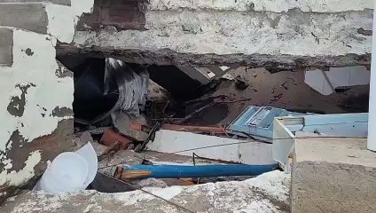 Así quedaron las casas entre Monte y Sauce después de la última sudestada