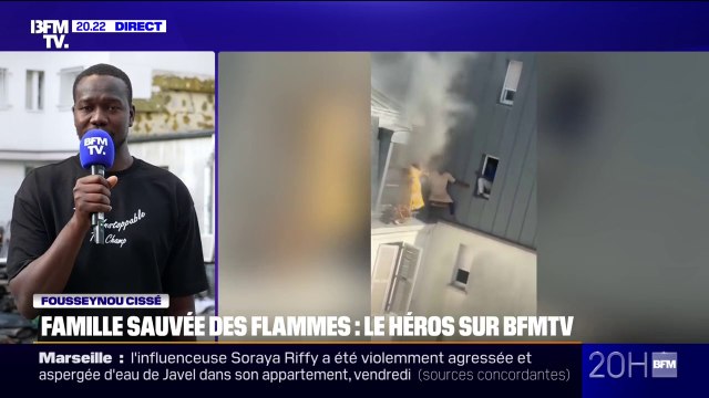 Je n'ai pas hésité [...] ils étaient en situation de détresse : Fousseynou Cissé raconte comment il a sauvé une famille de six personnes d'un incendie dans le 18e arrondissement de Paris