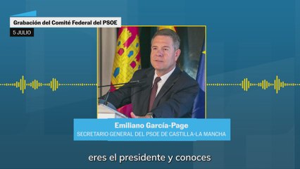 Page a Sánchez sobre valorar una cuestión de confianza