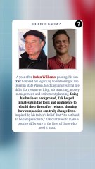 Zak Williams Honors His Father Robin’s Legacy with Compassion at San Quentin