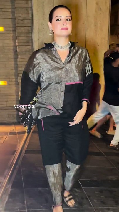 dia mirza arrives at zayed khan’s birthday party in juhu