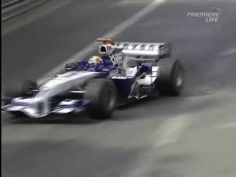 F1 – Mark Webber (Williams BMW V10) lap in practice – Monaco 2005