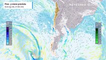 La segunda semana de julio comienza con un gran sistema frontal llegando a Chile