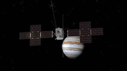Amazing Animation Of ESA's JUICE Spacecraft Flying To The Jupiter System