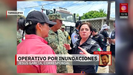 Evacuan colonia Moscú en Tampico por severa inundación