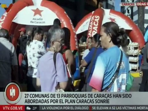 Habitantes de la parroquia El Paraíso son beneficiados por el Plan Caracas Sonríe