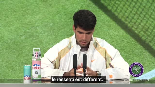Wimbledon - Alcaraz : "Mon meilleur match du tournoi"