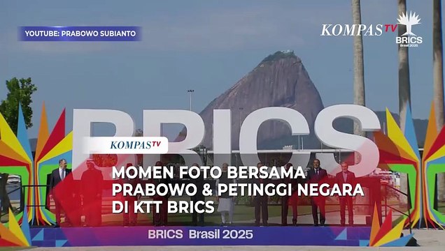 Bersejarah! Momen Foto Bersama Presiden Prabowo & Pemimpin Negara di KTT BRICS 2025