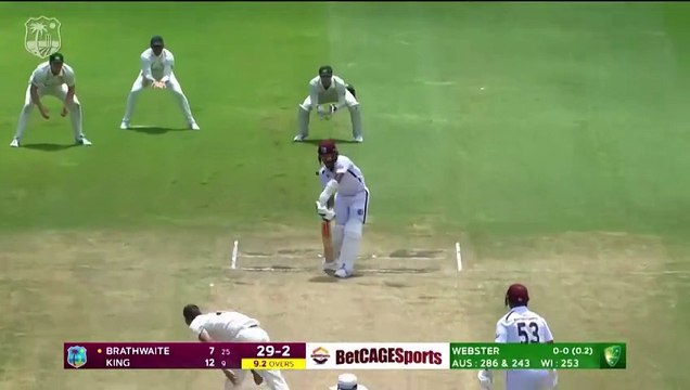 Cummins brilliance helps Australia tear through West Indies middle order