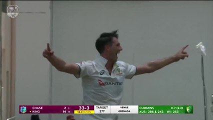 Cummins brilliance helps Australia tear through West Indies middle order