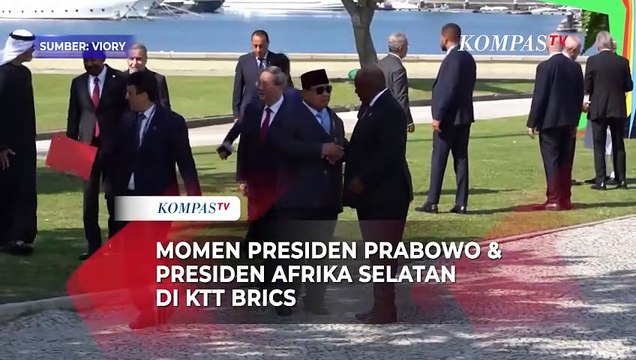 Akrab! Momen Presiden Prabowo & Presiden Afrika Selatan Berbincang Usai Sesi Foto Bersama