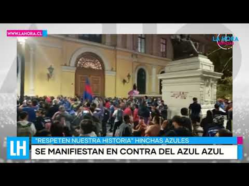 La Hora Noticias: Hinchas azules protestan para solicitar la salida de Azul Azul
