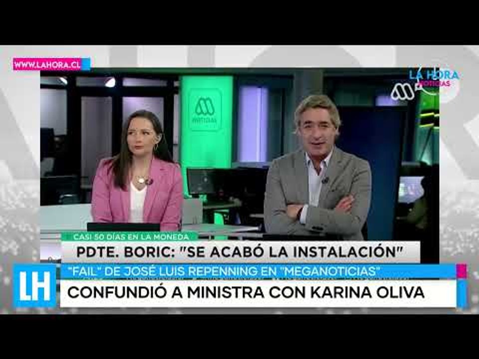 LH Noticias: José Luis Repenning cometió "fail" en noticiario de Mega